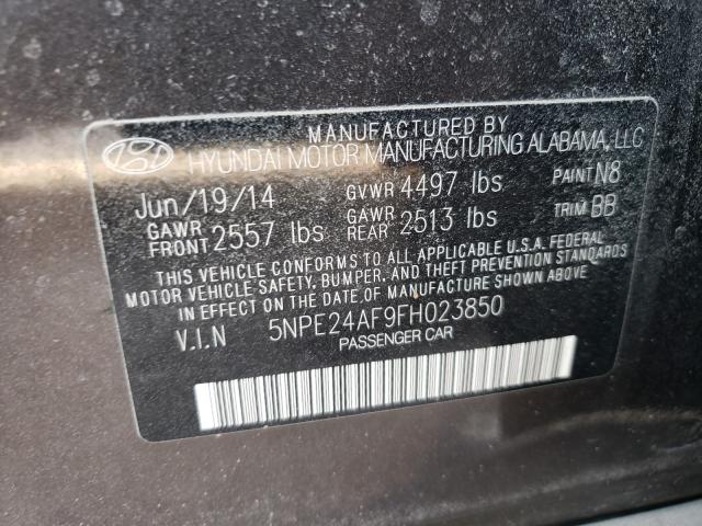 Photo 9 VIN: 5NPE24AF9FH023850 - HYUNDAI SONATA SE 