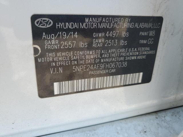 Photo 11 VIN: 5NPE24AF9FH067038 - HYUNDAI SONATA SE 