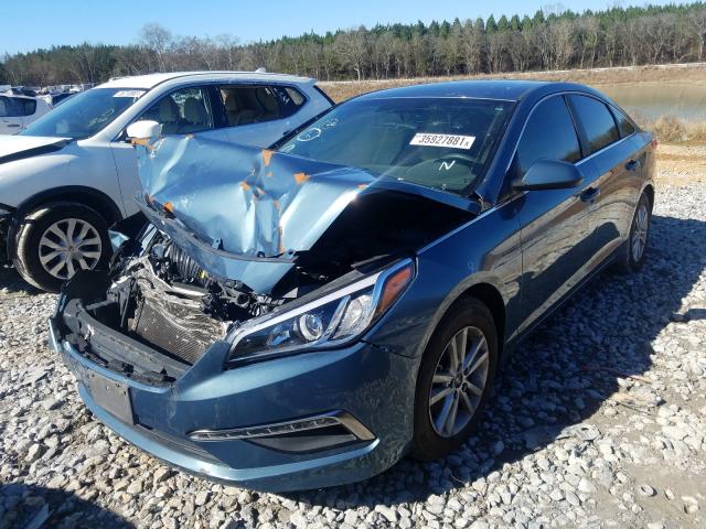 Photo 1 VIN: 5NPE24AF9FH070747 - HYUNDAI SONATA SE 