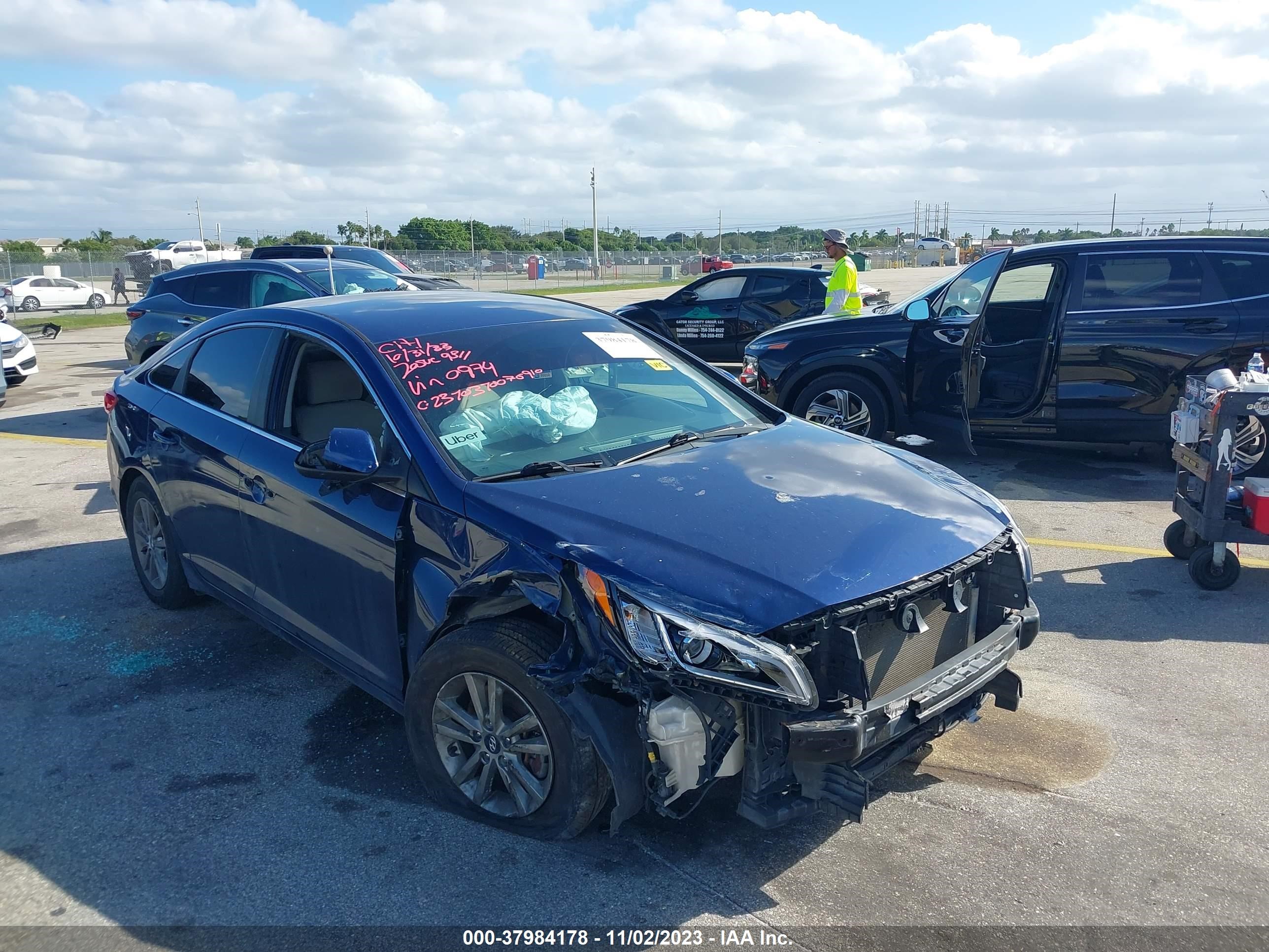 Photo 5 VIN: 5NPE24AF9FH070974 - HYUNDAI SONATA 