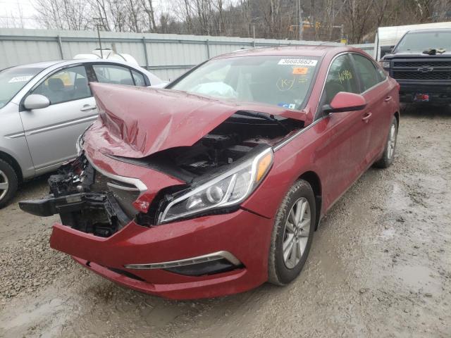 Photo 1 VIN: 5NPE24AF9FH100202 - HYUNDAI SONATA SE 