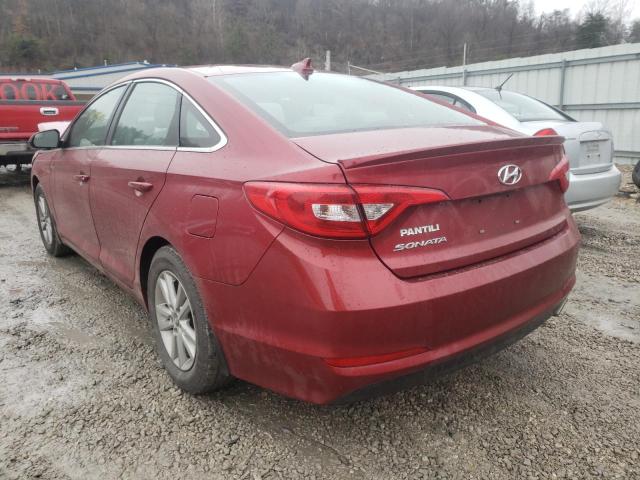 Photo 2 VIN: 5NPE24AF9FH100202 - HYUNDAI SONATA SE 