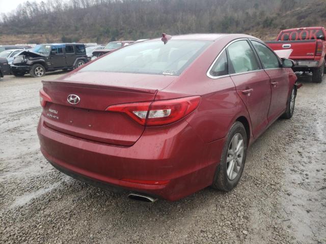 Photo 3 VIN: 5NPE24AF9FH100202 - HYUNDAI SONATA SE 