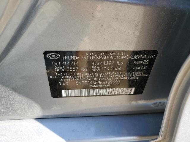 Photo 9 VIN: 5NPE24AF9FH109093 - HYUNDAI SONATA 