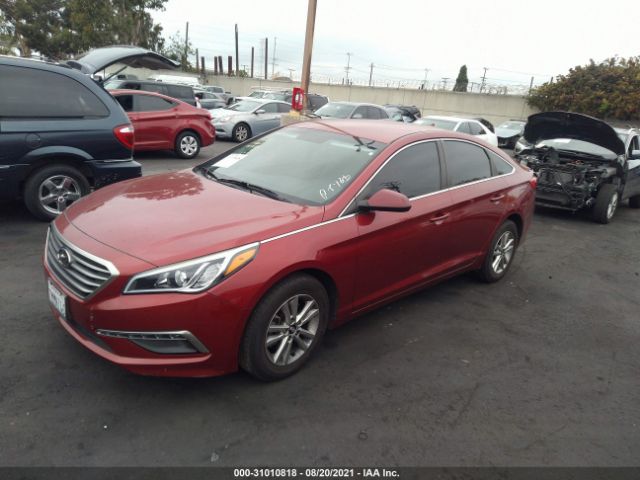 Photo 1 VIN: 5NPE24AF9FH113368 - HYUNDAI SONATA 