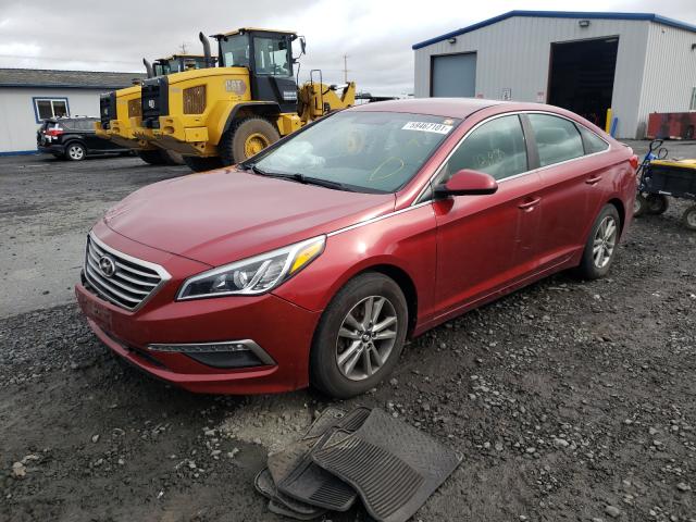 Photo 1 VIN: 5NPE24AF9FH116240 - HYUNDAI SONATA SE 