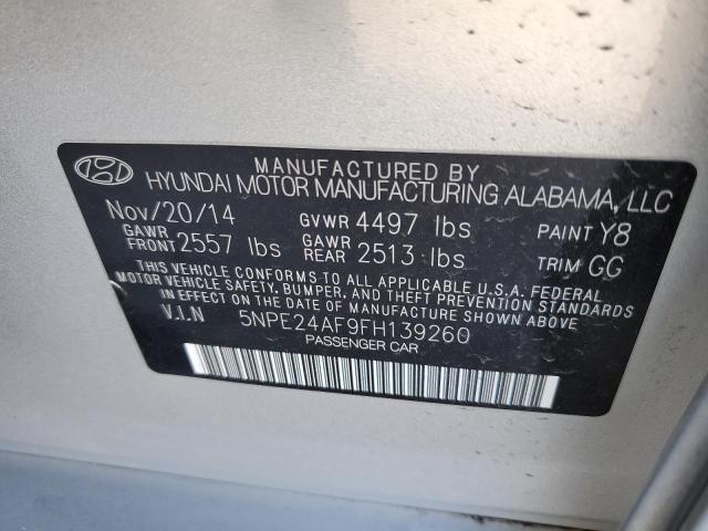 Photo 11 VIN: 5NPE24AF9FH139260 - HYUNDAI SONATA 