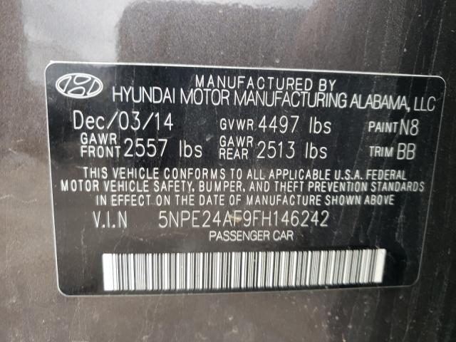 Photo 9 VIN: 5NPE24AF9FH146242 - HYUNDAI SONATA SE 