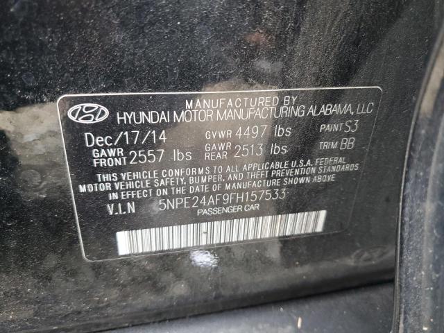 Photo 9 VIN: 5NPE24AF9FH157533 - HYUNDAI SONATA SE 