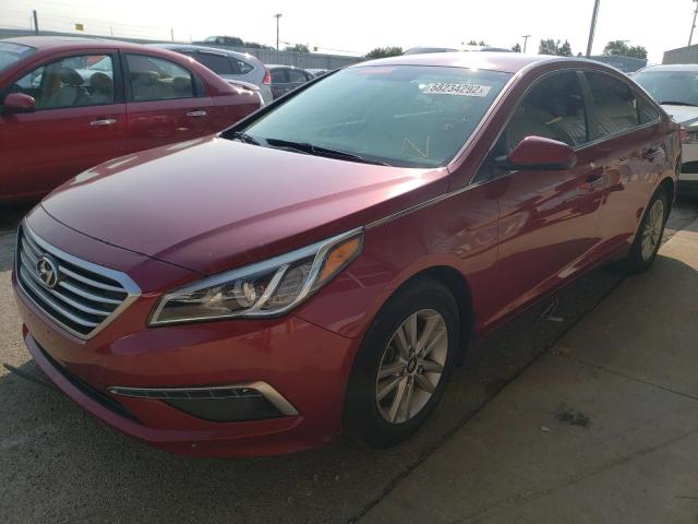 Photo 1 VIN: 5NPE24AF9FH160545 - HYUNDAI SONATA SE 