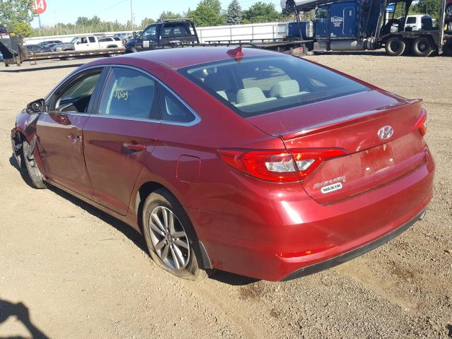 Photo 2 VIN: 5NPE24AF9FH161226 - HYUNDAI SONATA SE 