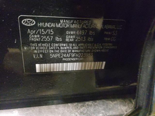 Photo 9 VIN: 5NPE24AF9FH223983 - HYUNDAI SONATA SE 