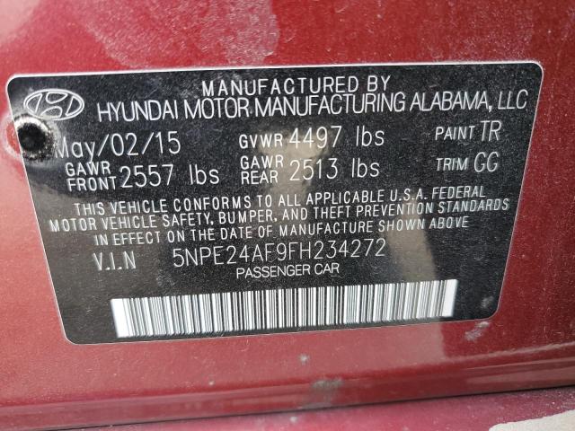 Photo 11 VIN: 5NPE24AF9FH234272 - HYUNDAI SONATA SE 