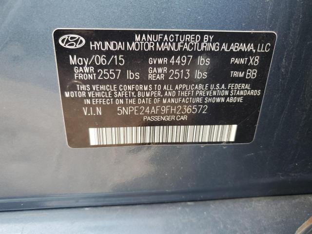 Photo 11 VIN: 5NPE24AF9FH236572 - HYUNDAI SONATA 