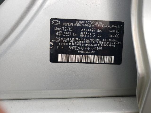 Photo 11 VIN: 5NPE24AF9FH239455 - HYUNDAI SONATA 