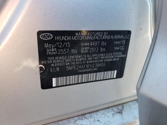 Photo 11 VIN: 5NPE24AF9FH239455 - HYUNDAI SONATA 