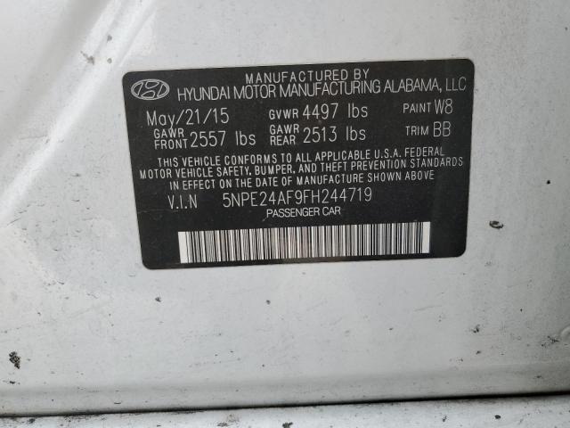 Photo 11 VIN: 5NPE24AF9FH244719 - HYUNDAI SONATA 