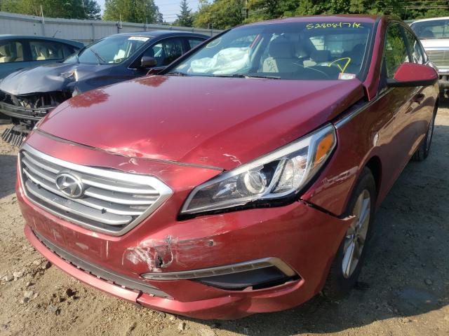 Photo 1 VIN: 5NPE24AF9FH251055 - HYUNDAI SONATA SE 