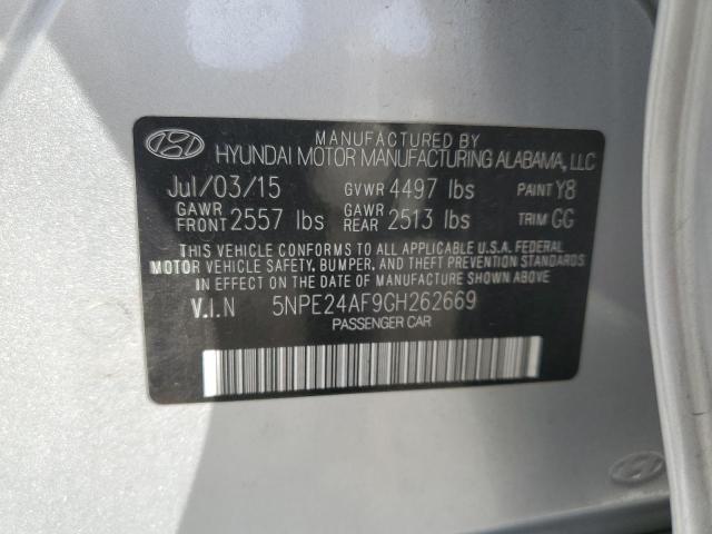 Photo 11 VIN: 5NPE24AF9GH262669 - HYUNDAI SONATA 