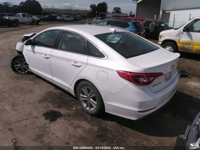 Photo 2 VIN: 5NPE24AF9GH262851 - HYUNDAI SONATA 