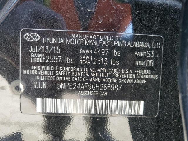 Photo 11 VIN: 5NPE24AF9GH268987 - HYUNDAI SONATA SE 