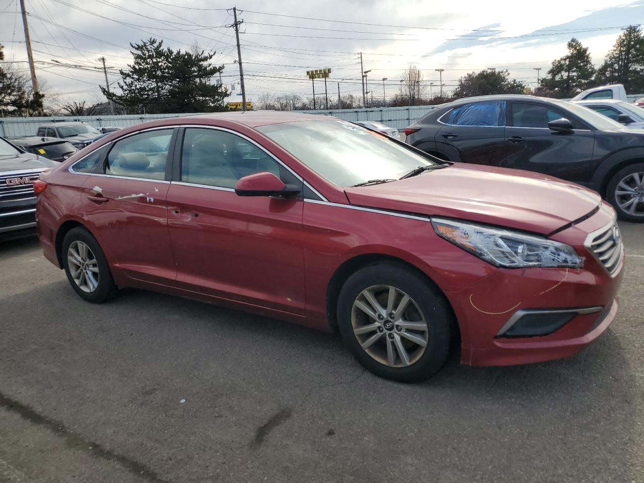 Photo 3 VIN: 5NPE24AF9GH269489 - HYUNDAI SONATA 