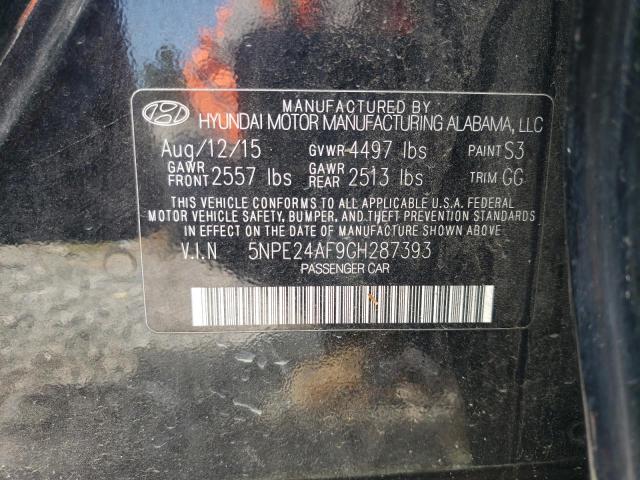 Photo 11 VIN: 5NPE24AF9GH287393 - HYUNDAI SONATA 