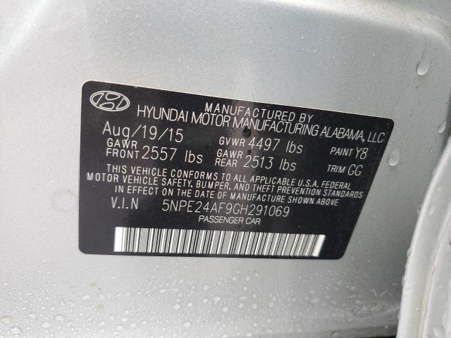 Photo 11 VIN: 5NPE24AF9GH291069 - HYUNDAI SONATA SE 