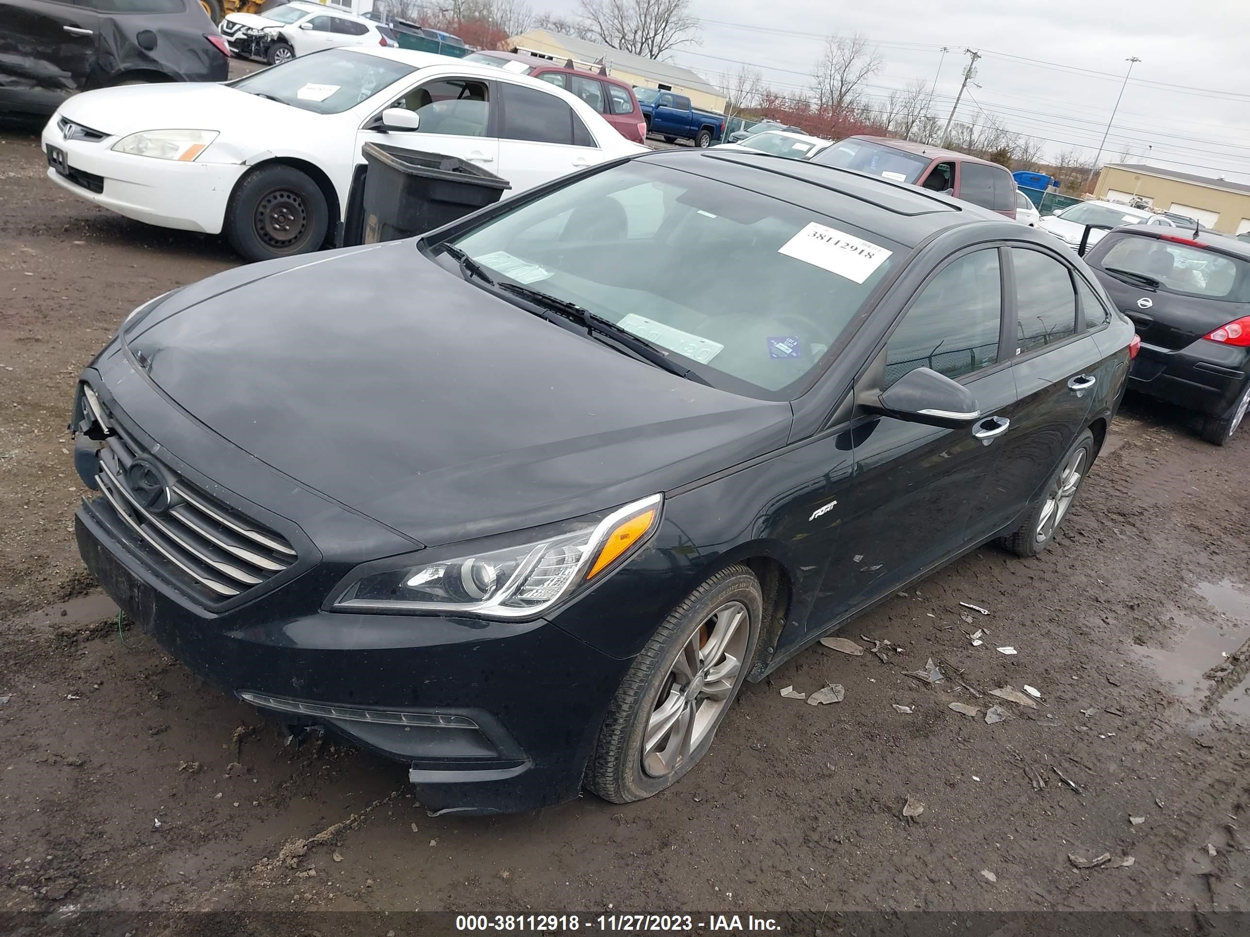 Photo 2 VIN: 5NPE24AF9GH293517 - HYUNDAI SONATA 