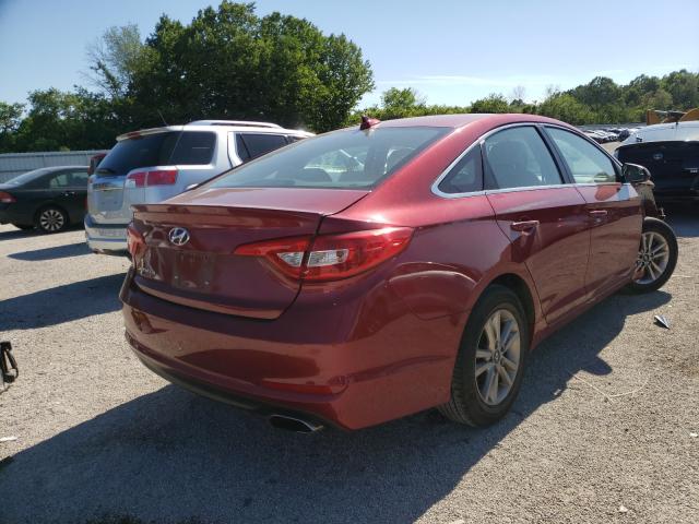 Photo 3 VIN: 5NPE24AF9GH293596 - HYUNDAI SONATA SE 