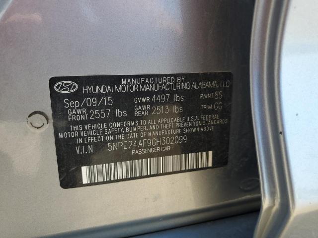 Photo 11 VIN: 5NPE24AF9GH302099 - HYUNDAI SONATA SE 