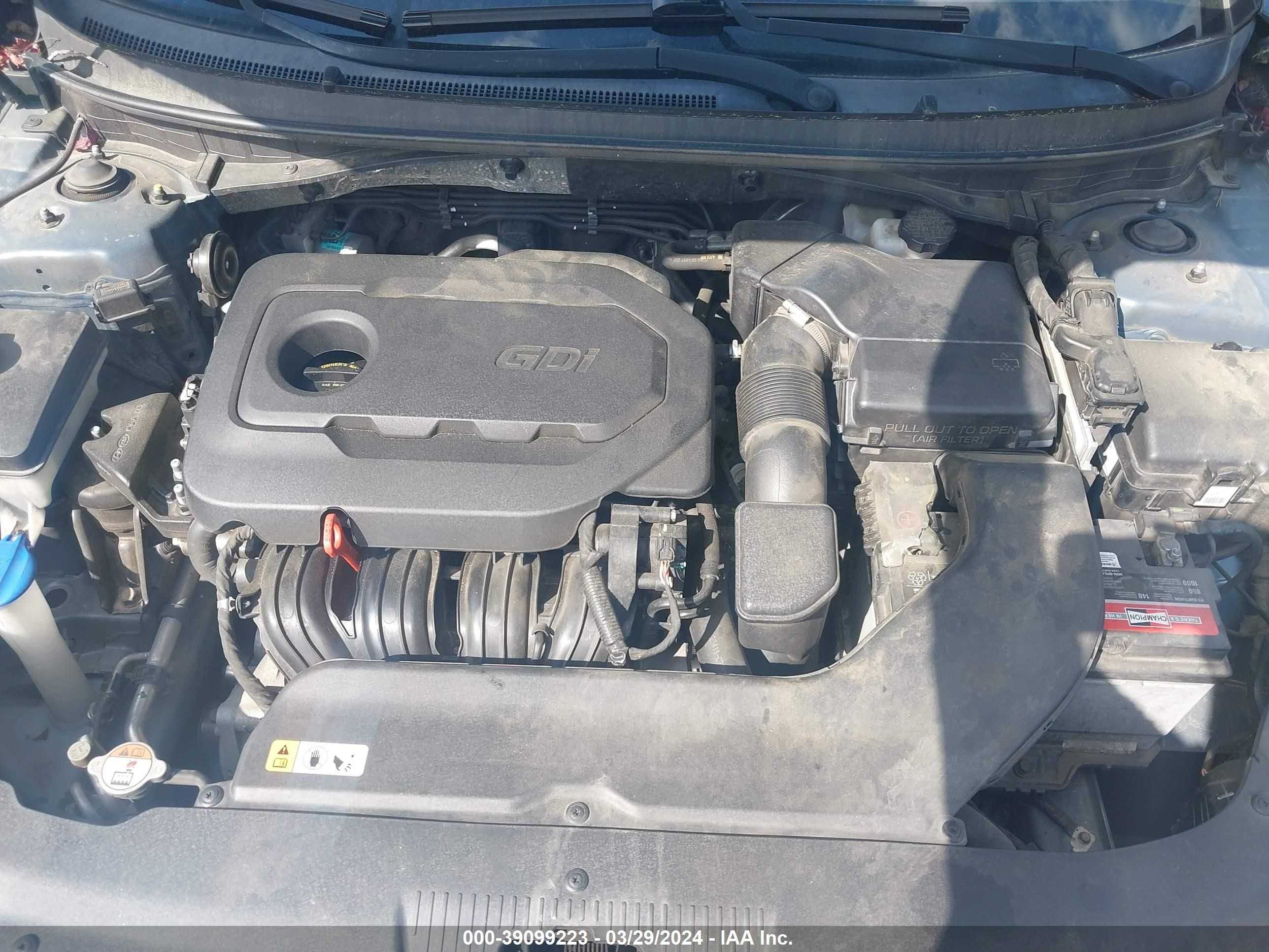 Photo 9 VIN: 5NPE24AF9GH304841 - HYUNDAI SONATA 