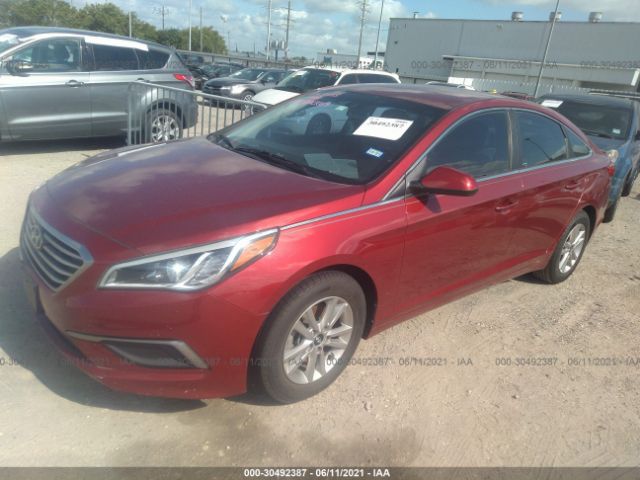 Photo 1 VIN: 5NPE24AF9GH305617 - HYUNDAI SONATA 