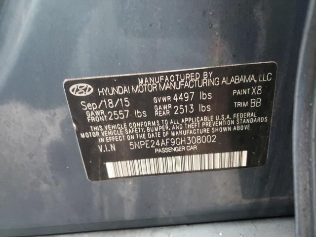 Photo 11 VIN: 5NPE24AF9GH308002 - HYUNDAI SONATA SE 