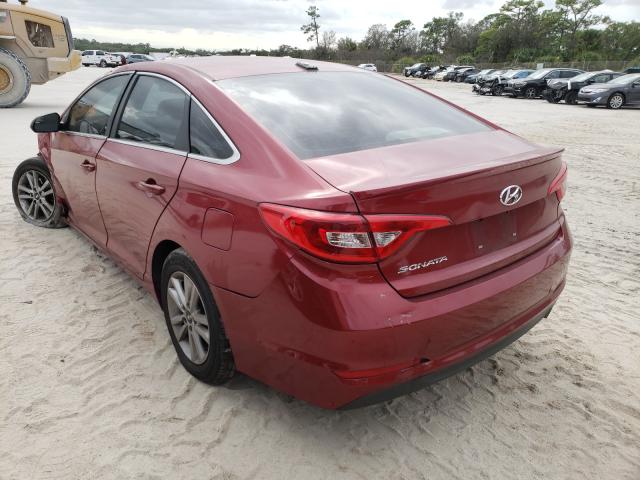 Photo 2 VIN: 5NPE24AF9GH315290 - HYUNDAI SONATA SE 