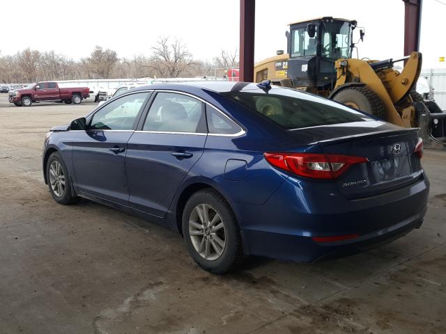 Photo 2 VIN: 5NPE24AF9GH327925 - HYUNDAI SONATA SE 