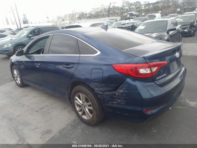 Photo 2 VIN: 5NPE24AF9GH331344 - HYUNDAI SONATA 