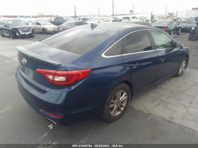 Photo 3 VIN: 5NPE24AF9GH331344 - HYUNDAI SONATA 