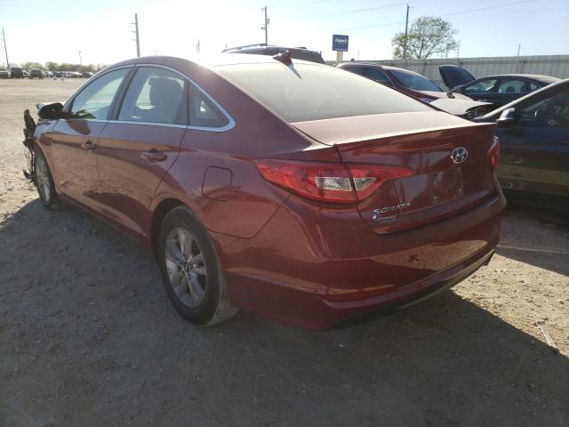 Photo 2 VIN: 5NPE24AF9GH337080 - HYUNDAI SONATA SE 