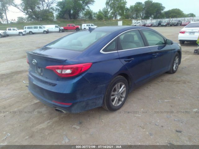 Photo 3 VIN: 5NPE24AF9GH337452 - HYUNDAI SONATA 