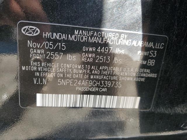 Photo 11 VIN: 5NPE24AF9GH339735 - HYUNDAI SONATA SE 