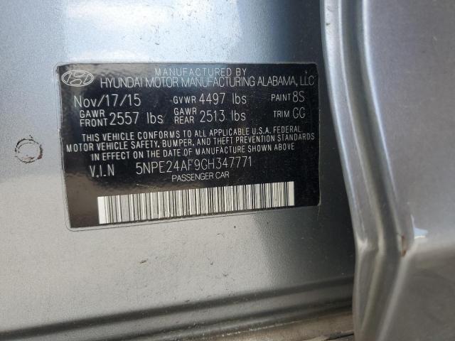 Photo 11 VIN: 5NPE24AF9GH347771 - HYUNDAI SONATA 