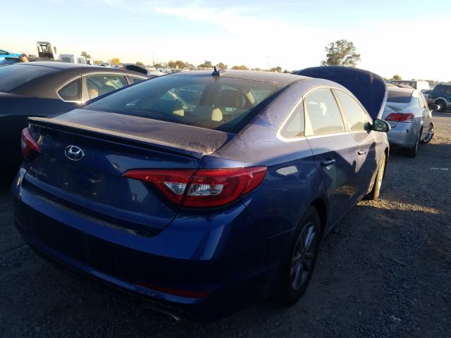 Photo 3 VIN: 5NPE24AF9GH357488 - HYUNDAI SONATA SE 