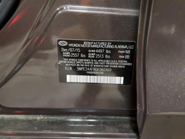 Photo 11 VIN: 5NPE24AF9GH360469 - HYUNDAI SONATA SE 