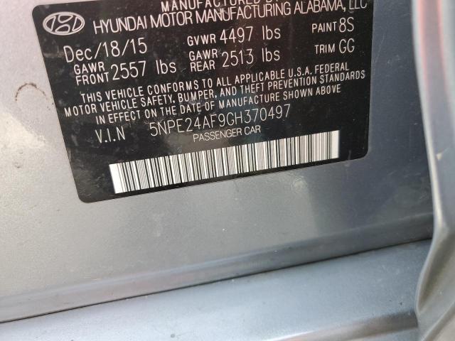 Photo 11 VIN: 5NPE24AF9GH370497 - HYUNDAI SONATA SE 