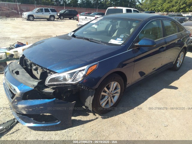 Photo 1 VIN: 5NPE24AF9GH383203 - HYUNDAI SONATA 