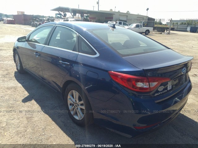 Photo 2 VIN: 5NPE24AF9GH383203 - HYUNDAI SONATA 