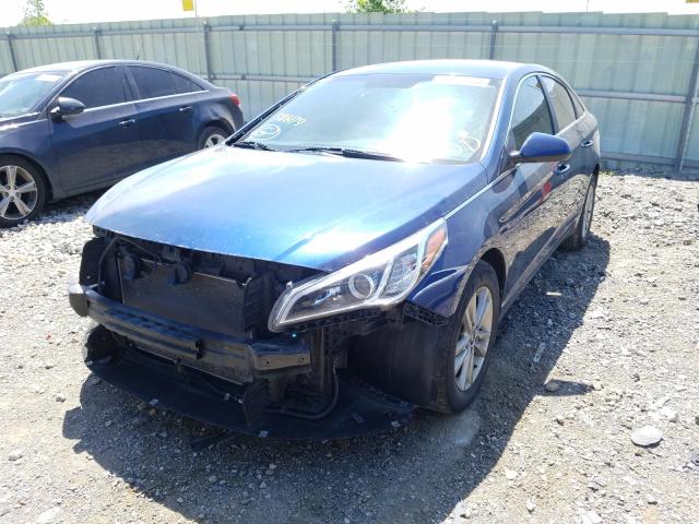 Photo 1 VIN: 5NPE24AF9GH386179 - HYUNDAI SONATA SE 