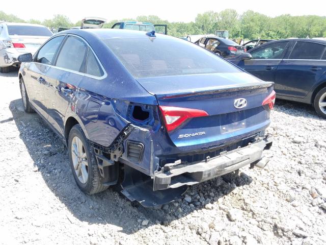 Photo 2 VIN: 5NPE24AF9GH386179 - HYUNDAI SONATA SE 