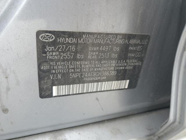 Photo 11 VIN: 5NPE24AF9GH386389 - HYUNDAI SONATA SE 